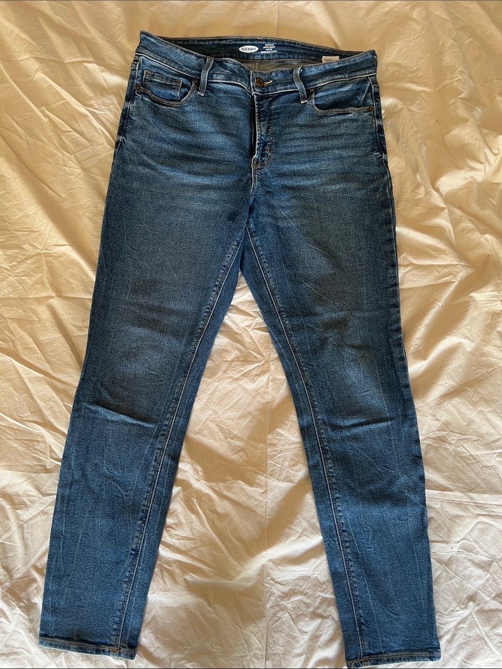 Old Navy Rockstar Dark Blue Women’s Slim Jeans Size 10